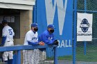 Baseball vs CGA  Wheaton College Baseball vs Coast Guard Academy during game one of the NEWMAC semi-finals playoffs. - (Photo by Keith Nordstrom) : Wheaton, baseball, NEWMAC